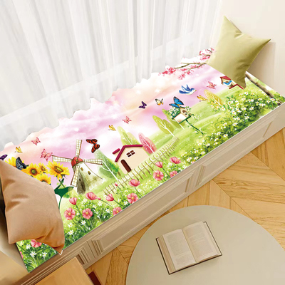 可定制阳台榻榻米飘窗垫卡通