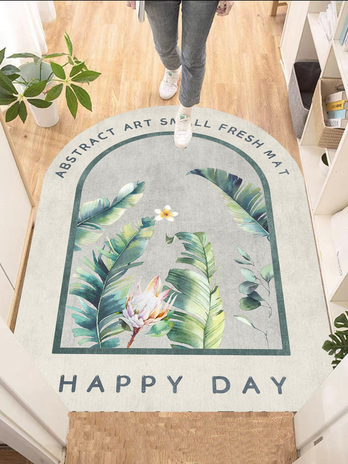 北欧简约民族风半圆门垫入户家用门口地垫门前垫防滑进门地垫定制,居家布艺,入户地垫,淘宝优惠券,粉丝福利购,淘宝优惠卷