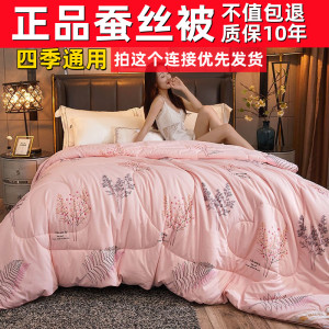 002正品蚕丝被100%桑蚕丝被春秋被加厚冬被双人保暖被芯空调被子