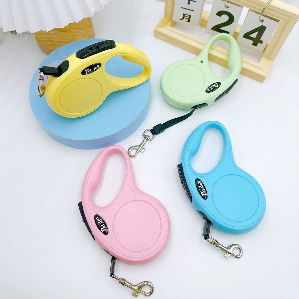 狗狗牵引绳伸缩自动遛狗绳中小型犬泰迪狗绳子狗链宠物收缩牵狗绳