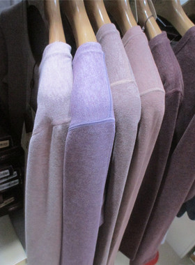 喜姿婷冬男女圆领中厚蚕丝秋衣秋裤保暖内衣套装18486/18586