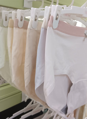 6条装伊内 65326中腰学生少女纯棉内裤石墨烯抑菌裆蝴蝶结纯色