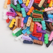 新款 8mm微型串联小颗粒散装 称斤积木儿童手工材料益智拼图玩具