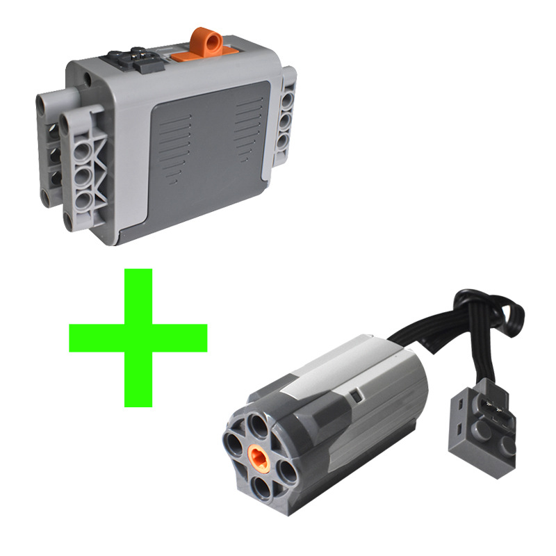 兼容乐高9686电机积木M马达