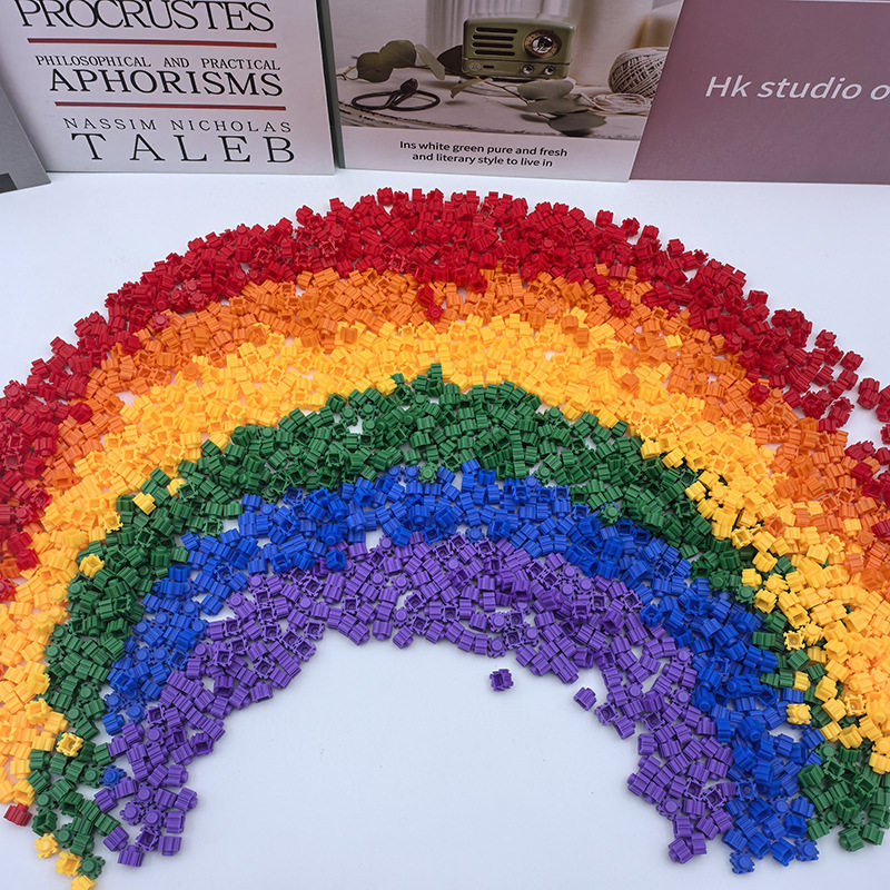 8mm小颗粒散装称斤串联积木儿童手工材料益智拼图玩具创意立体diy,玩具/童车/益智/积木/模型,普通塑料积木,淘宝优惠券,粉丝福利购,淘宝优惠卷