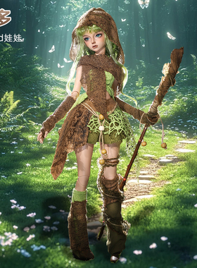 正版bjd娃娃梅多四分1/4 bjd进口树脂末日废土奇幻风sd玩偶全套女