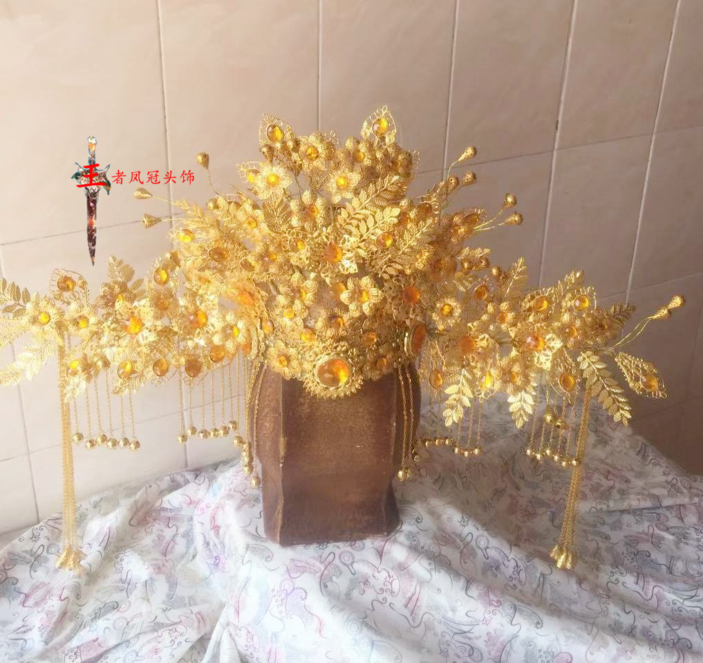 舞台走秀影楼新娘古装发饰