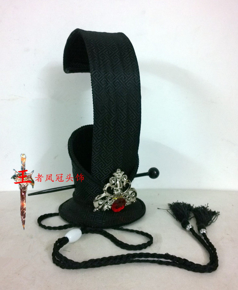 古风影视剧秦汉妆造束发发冠大秦帝国魏晋朝头饰臣子手工发饰01款