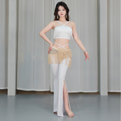 2025新款 夏季 文胸上衣开叉裤 肚皮舞服装 腰链性感东方舞练功服套装