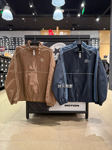 Converse匡威春复古运动休闲立领男子外套夹克10026708 10027664