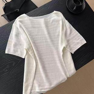 极简气质莱塞尔短袖 26春夏新品 三宅风