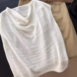 气质优雅无袖 26春夏新品 荡领 荡领背心 法式