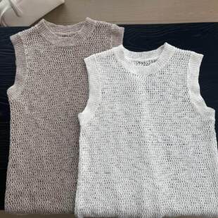 度假氛围感镂空背心2639 26春夏新品 呼吸感