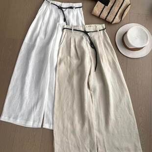 高腰显瘦直筒女裤 26春夏新品 休闲26323 悠然自在