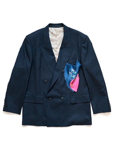 平田和宏city 温酒 21AW KAPITAL 外套 boy双排扣宽松休闲西服西装