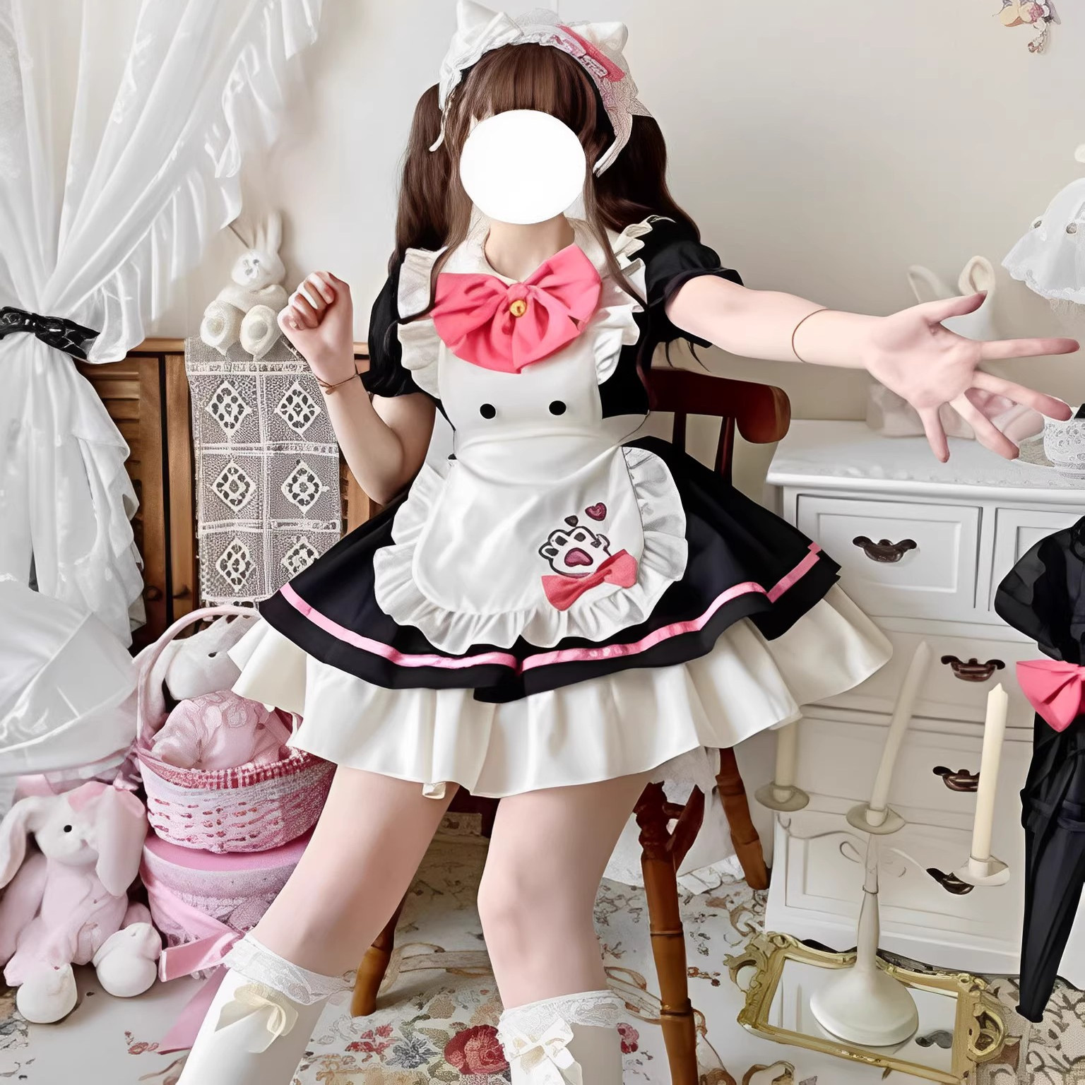 万圣节女生服饰女仆装cos服装日系可爱连衣裙萝莉塔cosplay女装