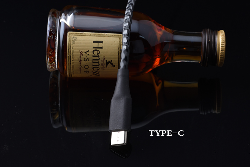 纯银TYPE-C芯片耳机升级线