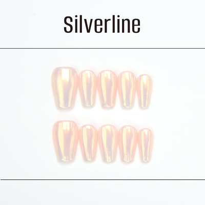 Silverline手工穿戴甲月光珍珠