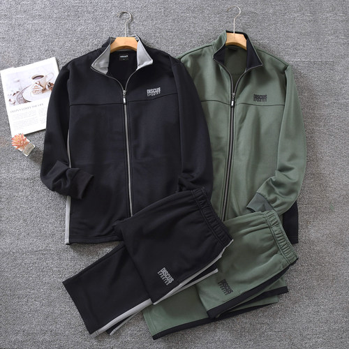 运动套装男士跑步休闲衣秋冬外套