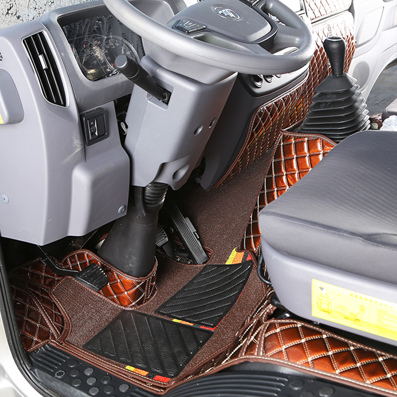 解放J6L脚垫6.8米小j6大货车全包围脚垫新款j6l专用脚垫9.6米