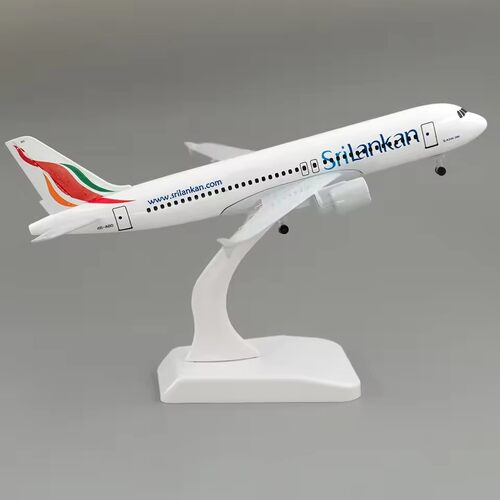 严选20CM A320斯里兰卡飞机模型仿真合金静态飞机航模礼物摆件
