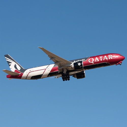 卡塔尔B777-300F1涂装航模47cm