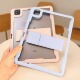 亚克力ipad11保护套九代八10.2寸2025新款 air75折叠支架ipad10简约pro11加厚防弯平板9.7寸笔槽适用mini6防摔