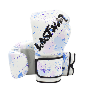 lastwar泼墨拳套女散打训练专业拳击手套成人泰拳搏击8oz10oz12oz