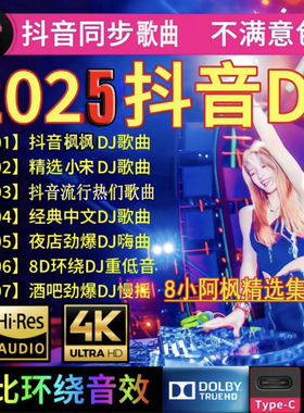 DJ枫枫喊麦车载U盘小宋2025最新小阿枫音乐串烧重低音热门舞曲