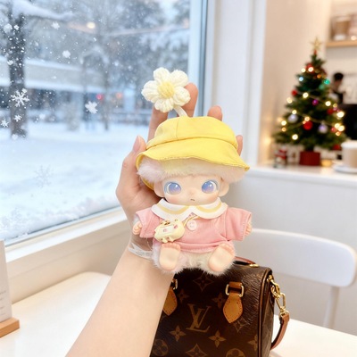 DIMOO娃衣DIMOO新品新生日记娃衣潮玩搪胶公仔衣服替换装粉幼稚园