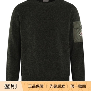 口口袋针织衫 Moncler 袖 新款 K20919C00012M3550P89 男士