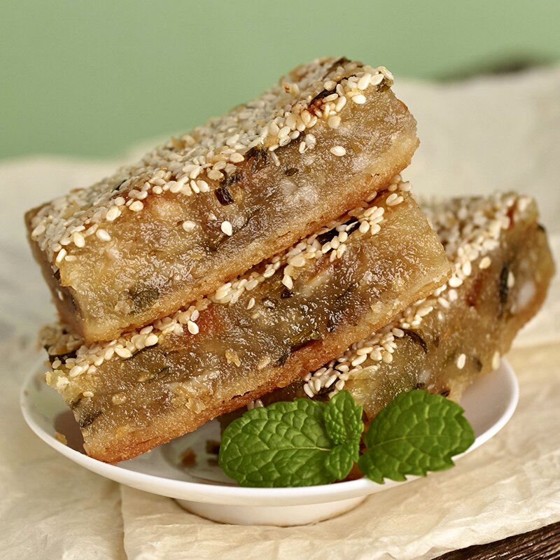 葱油饼广东潮州特产潮汕小吃零食特色猪油饼猪肉饼地方芝麻葱饼