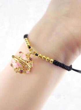 古风景泰蓝镂空精油汉服扩香手环