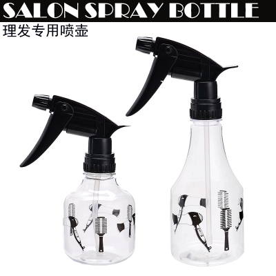 理发专用喷壶塑料喷雾瓶透明美发喷水瓶Salon Spray Bottle