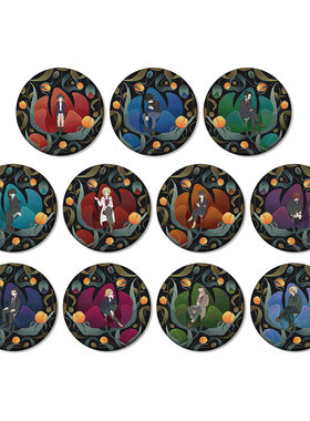 日谷 心理测量者 Botania 集换式 金属吧唧徽章 正版现货周边