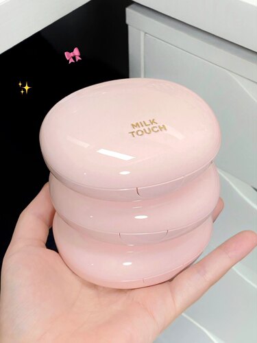泡菜国底妆天菜 milktouch雪媚娘气垫bb霜奶油肌轻薄水润干皮遮瑕