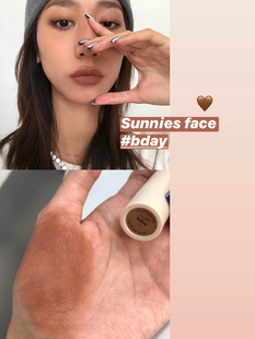 黄黑皮枯土棕色 face bday哑光丝绒雾面口红欧美裸土 Sunnies