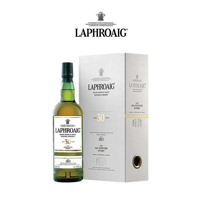 利富拉弗格书册30年单一麦芽苏格兰艾雷泥煤威士忌Laphroai