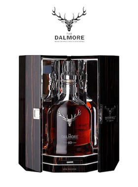 DALMORE 达尔摩/大摩40年限量版礼盒装单一麦芽苏格兰威士忌 洋酒