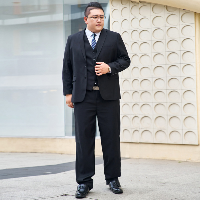 S-10XL男士西服三件装商务工装西装三件套上衣裤子马甲182P245,男装西服套装,星座802