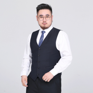M-10XL男士马甲绅士西服马甲背心加肥大码伴郎团马夹181P65图片