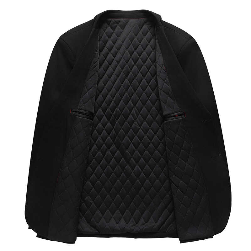8XL男士单排扣加棉加厚西装外套加肥加大休闲西服外套M2158P160,男装西服套装,星座802