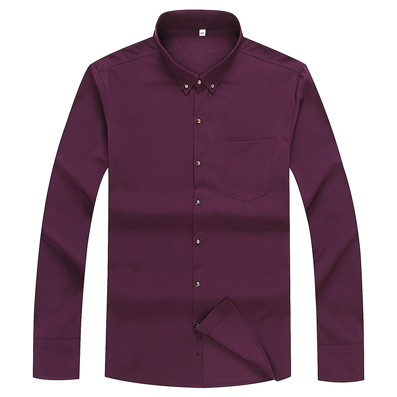 2XL-10XL新款宽松弹力休闲长袖衬衣加肥大码男士衬衫上衣8710-P50，男装衬衫，星座802