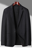 2XL-8XL春装新款条纹大码西服毛料休闲西服外套XZ2390P165，男装西服，星座802