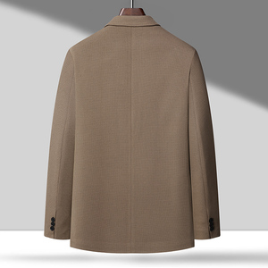 2XL-8XL春装新款格纹大码西服休闲两粒扣西服外套XZ2393P155图片