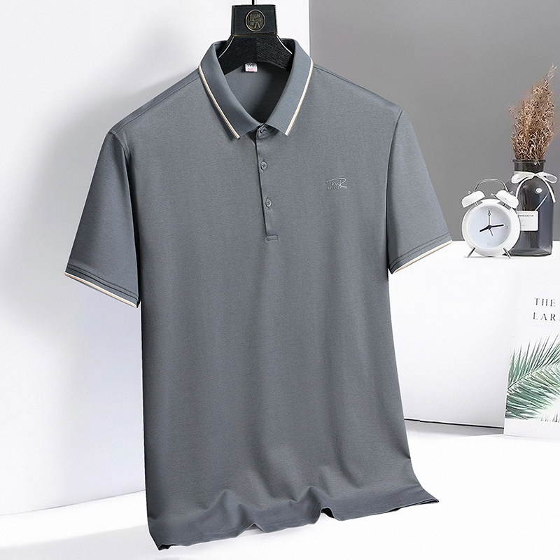 3XL-7XL短袖t恤男polo衫夏季新款宽松翻领保罗体恤3305P58,男装T恤,星座802