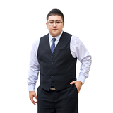M-10XL男士马甲绅士西服马甲背心兄弟装团新郎结婚礼服大码181P65，男装背心/马甲，星座802