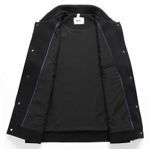 XL-8XL大码男翻领休闲外套男秋冬新款胖哥宽松夹克潮外套2037P145图片