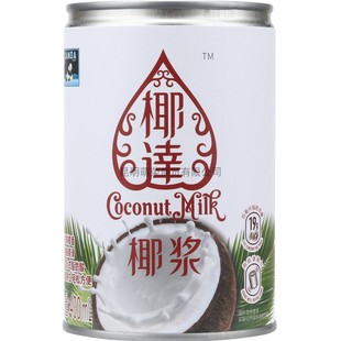 浓缩椰奶汁奶茶西米露杨枝甘露烘焙甜品原料 熊猫牌椰达椰浆400ml