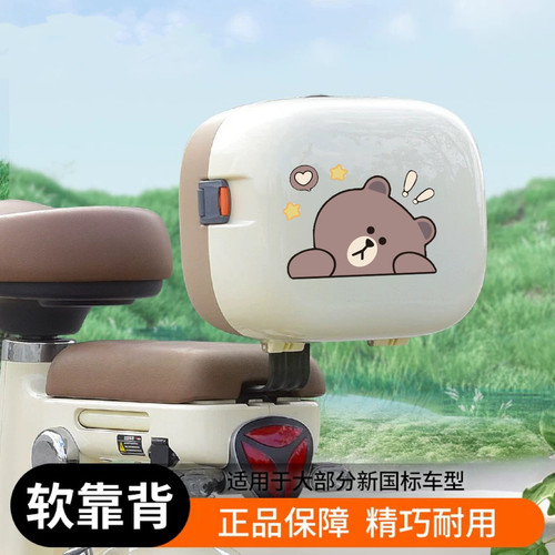 新款电动自行车后备箱通用雅迪爱玛新日台铃小型电瓶车储物后尾箱